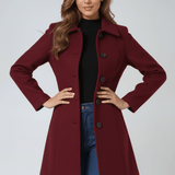 Helena | Abrigo de invierno para mujer con un botón