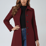 Helena | Abrigo de invierno para mujer con un botón
