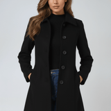 Helena | Abrigo de invierno para mujer con un botón