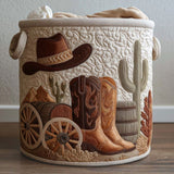 Estilo Western - Cesta de Almacenaje Acolchada