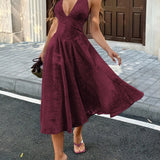 Vestido con Línea de Pliegues