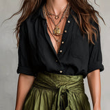 Telma | Conjunto de Blusa y Falda Midi