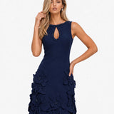 Elisenda | Vestido Mini Sin Mangas con Recorte