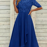 Vestido de Encaje Otoñal