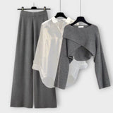 Deni® | Conjunto Cómodo de Tres Piezas