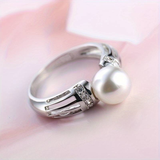 Anillo Vintage con Perla de Plata