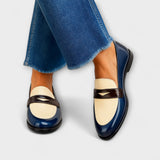 Claudia - Mocasines a contraste
