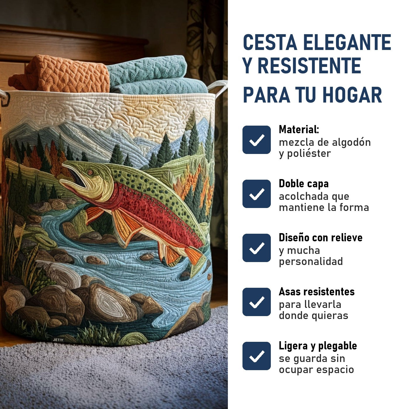 Arroyo de Montaña: cesta elegante y resistente, características