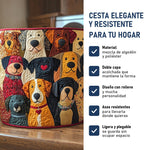 Perros de Colores: cesta elegante y resistente, características