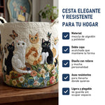 Gatos de Jardín: cesta elegante y resistente, características