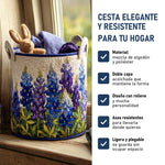 Campo de Flores Silvestres: cesta elegante y resistente, características