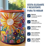 Flor de Girasol: cesta elegante y resistente, características