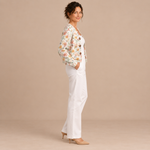 Amelia – Cárdigan de Punto Floral Pastel - perfil