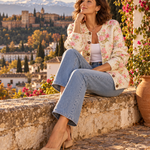 Rosa – Cárdigan de Punto con Rosas - en Granada 3