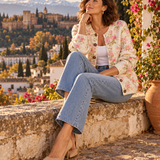 Rosa – Cárdigan de Punto con Rosas - en Granada 3