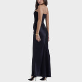 Flora - Vestido de Satén Con Top Incorporado