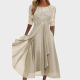 Gabhi – Vestido Midi Con Detalles De Encaje