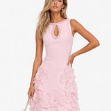 Elisenda | Vestido Mini Sin Mangas con Recorte