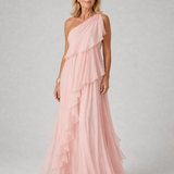Agustina | Vestido Maxi de Un Hombro