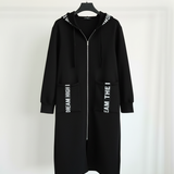 Marina - Sudadera larga con capucha