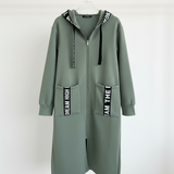 Marina - Sudadera larga con capucha