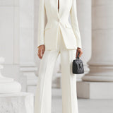 Adrielle Elegante conjunto de Blazer y Pantalón