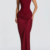 Leonor - Vestido maxi de escote cuadrado