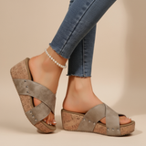 Oakley – Sandalias de cuña estilo boho