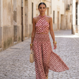 Clotilde | Conjunto de Dos Piezas con Cuello Halter