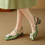 Mathilde – Zapatos elegantes de mujer con detalle floral