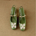 Mathilde – Zapatos elegantes de mujer con detalle floral