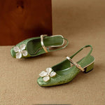 Mathilde – Zapatos elegantes de mujer con detalle floral