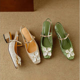 Mathilde – Zapatos elegantes de mujer con detalle floral