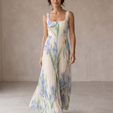 Celtia | Vestido Maxi Línea A Floral