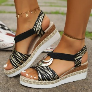 Sandalias Ergonómicas Confortables con Tacón de Cuña