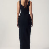 Moira - Vestido Diamante maxi ajustado tipo bandage