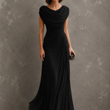 Ruth | Vestido Maxi Drapeado Sin Mangas