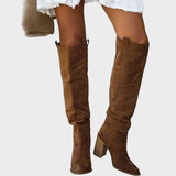 Diane | Botas de Caña Altas de Ante