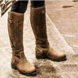 Amalia | Botas de equitación de cuero impermeable