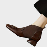 Abigail | Botines de Piel con Elástico