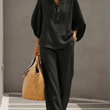 Fermina | Conjunto de Blusa y Pantalón Ancho