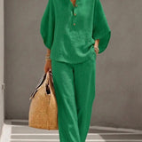Fermina | Conjunto de Blusa y Pantalón Ancho