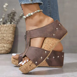 Gigi - Elegantes Sandalias de Cuña